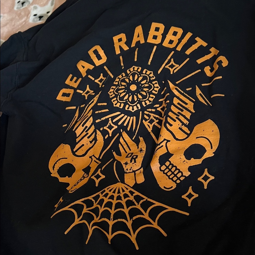 Black Hoodie with Dead Rabbitts logo